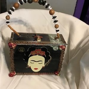 Frida Kahlo  Cigar Hand bag or keep sakes box